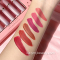 6 Farben Pink Lipstick Gold Liquid Lipstick Set